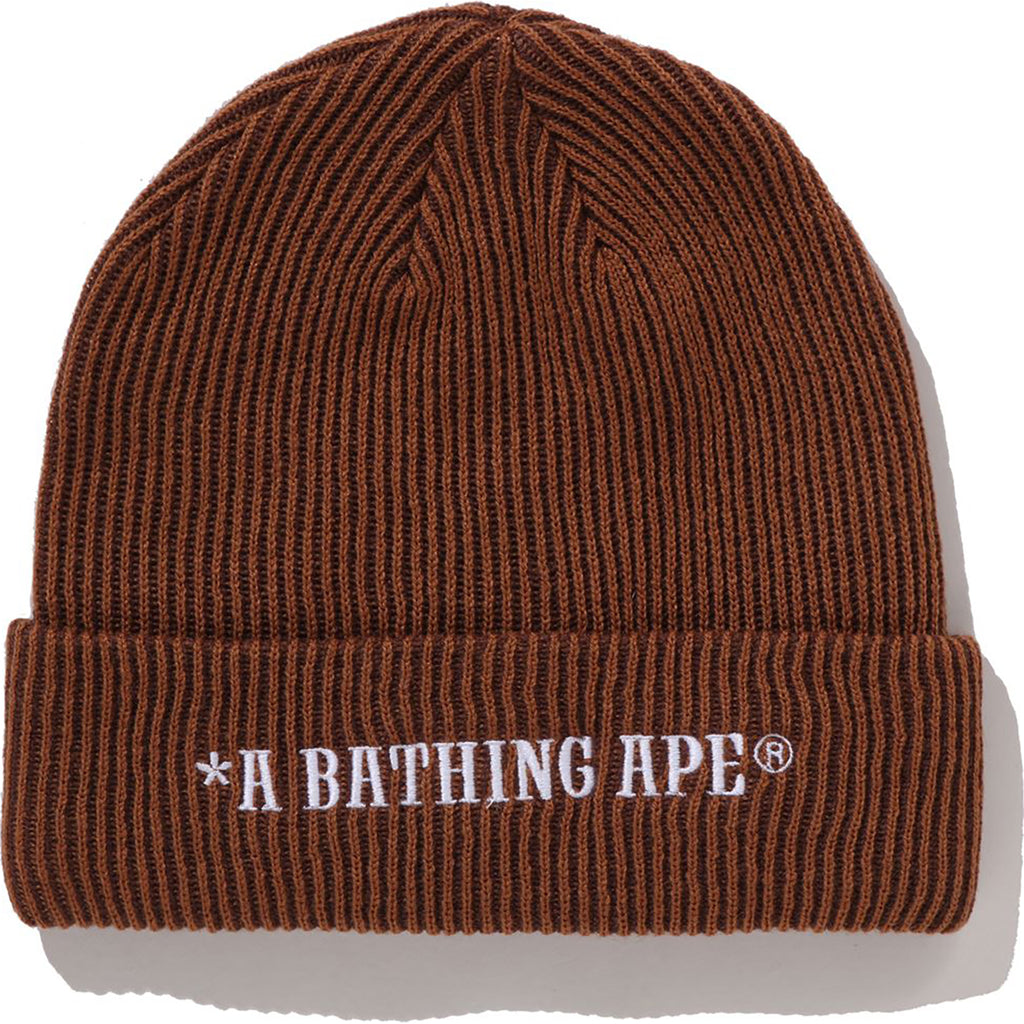 A BATHING APE KNIT CAP MENS