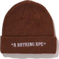 A BATHING APE KNIT CAP MENS