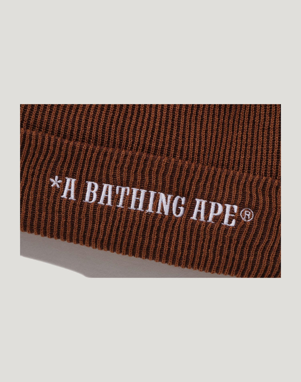 A BATHING APE KNIT CAP MENS