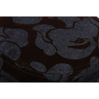 CAMO FLOCKED DENIM ONE POINT BUCKET HAT MENS