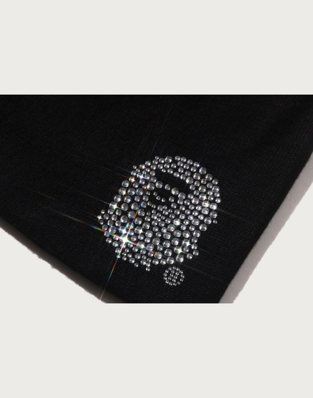 CRYSTAL APE HEAD BEANIE LADIES