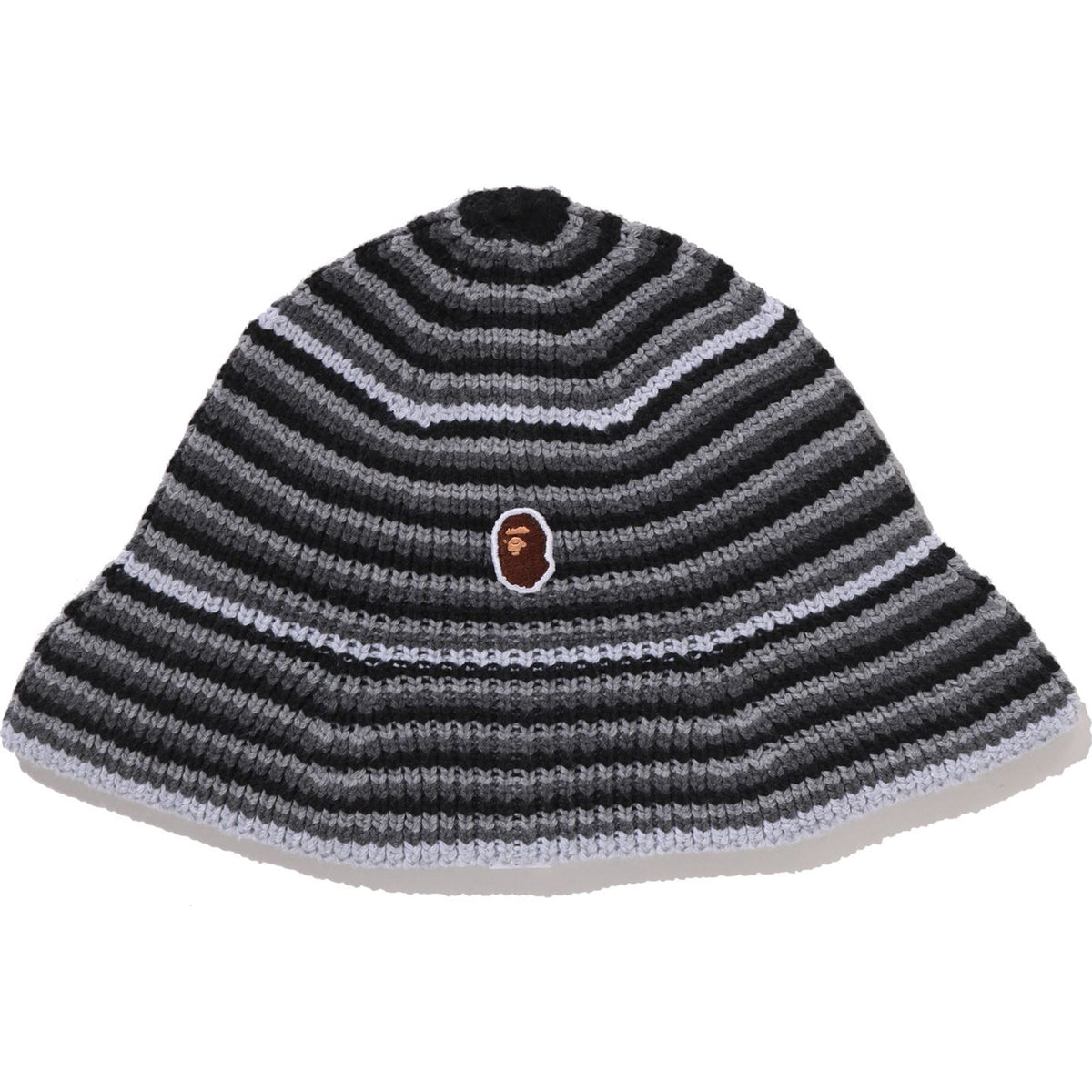 APE HEAD ONE POINT STRIPE KNIT HAT MENS