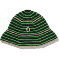 APE HEAD ONE POINT STRIPE KNIT HAT MENS