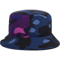 COLOR CAMO CRAZY PATTERN BUCKET HAT MENS