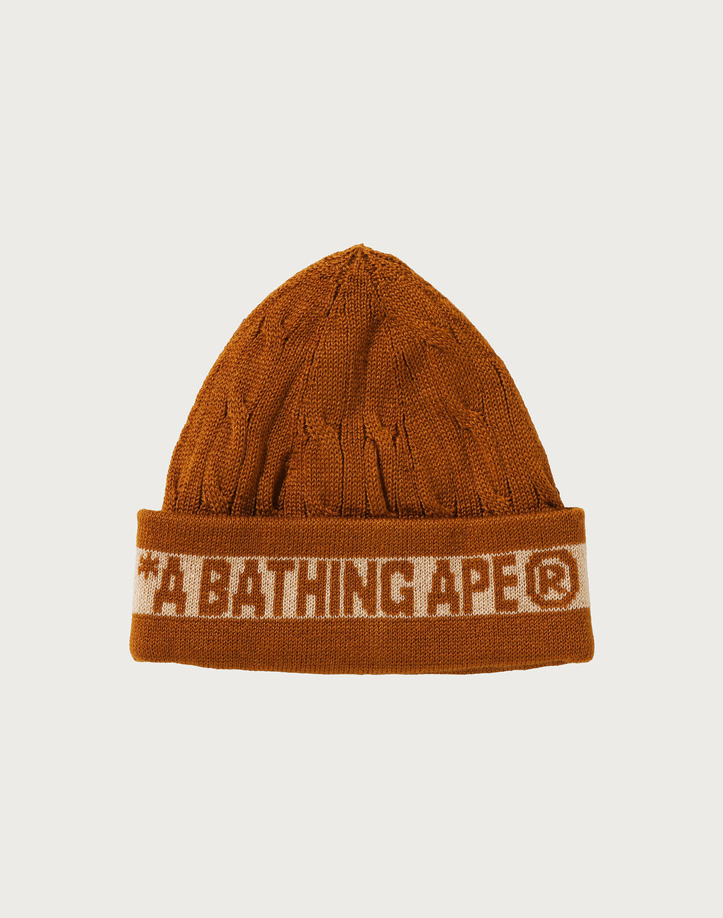 BAPE CABLE KNIT CAP MENS