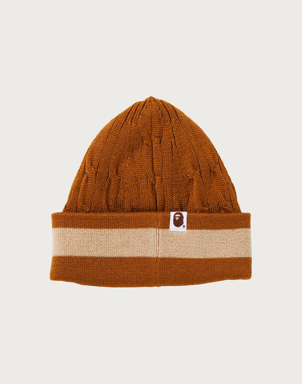 BAPE CABLE KNIT CAP MENS