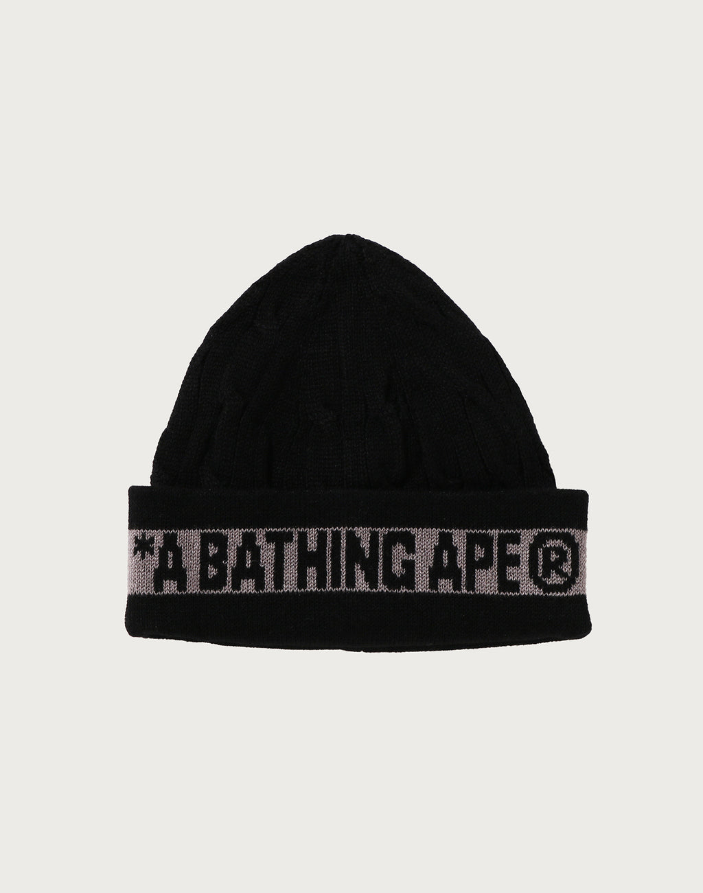 BAPE CABLE KNIT CAP MENS