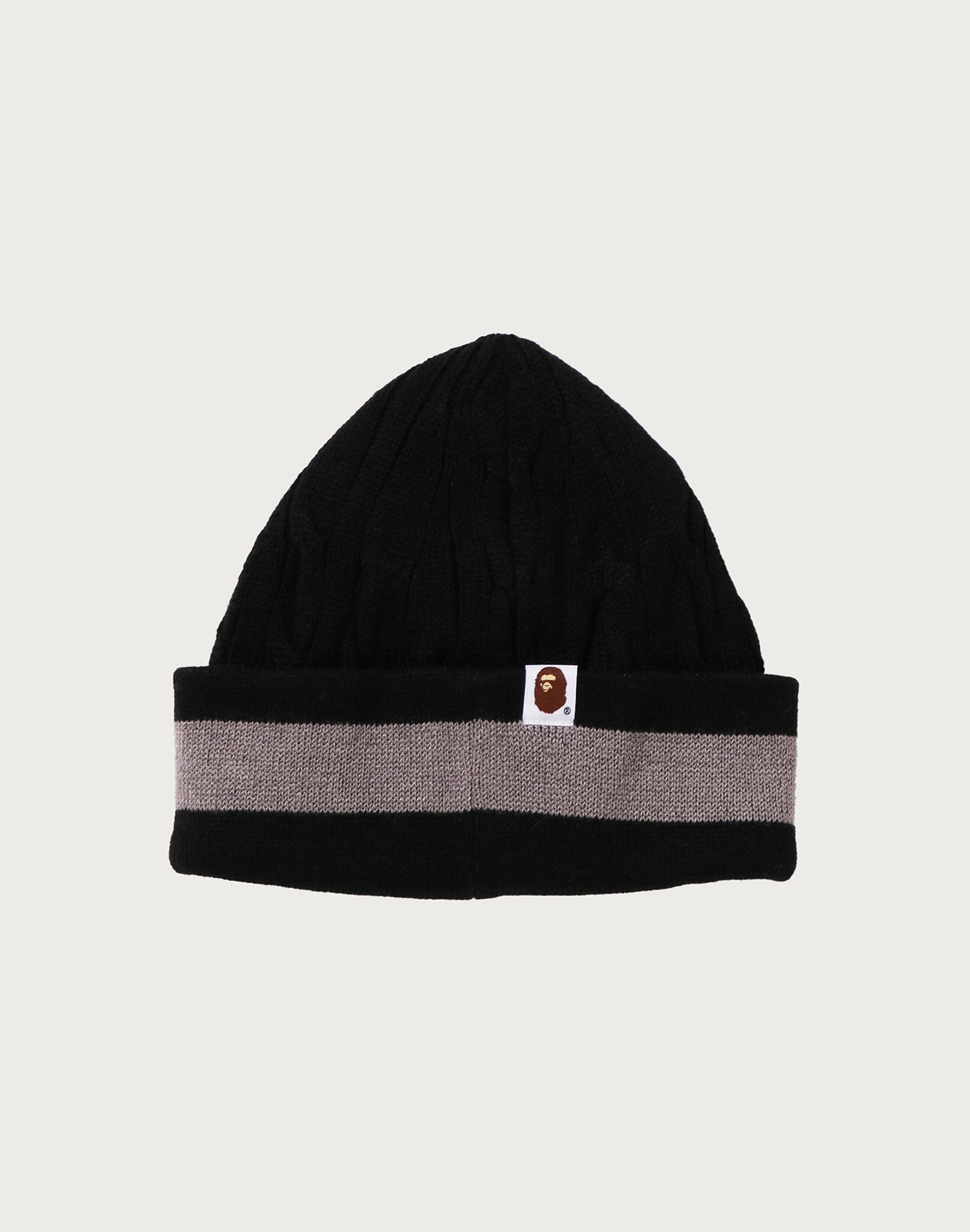 BAPE CABLE KNIT CAP MENS