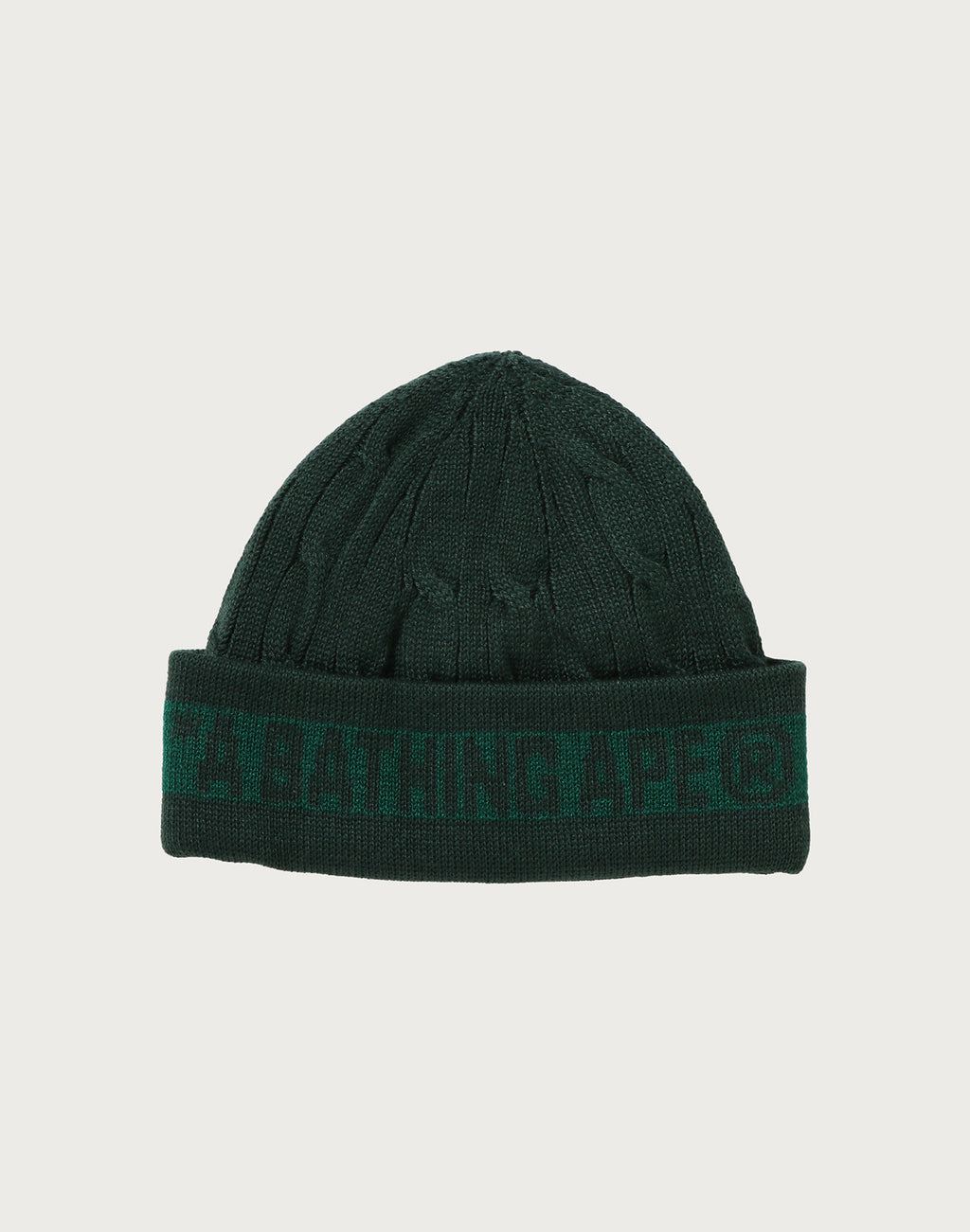 BAPE CABLE KNIT CAP MENS