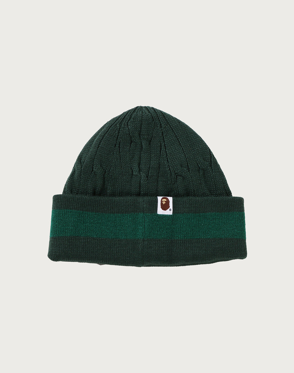 BAPE CABLE KNIT CAP MENS