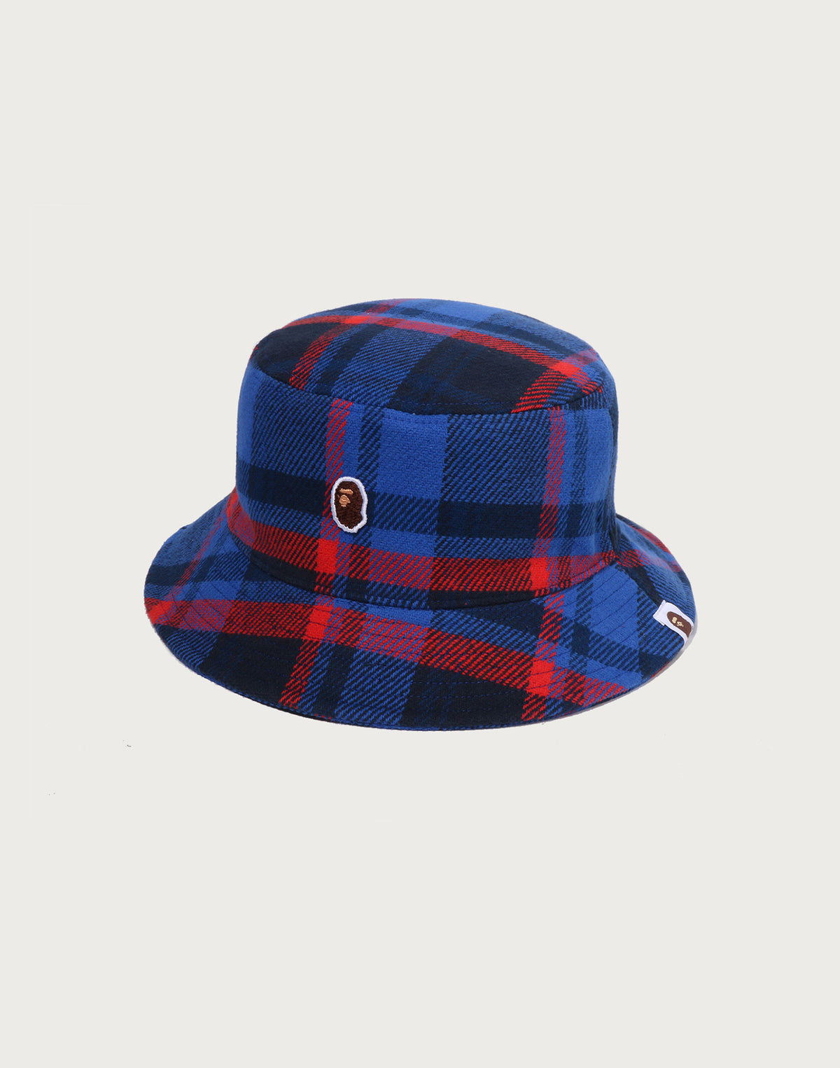 BAPE CHECK BUCKET HAT MENS