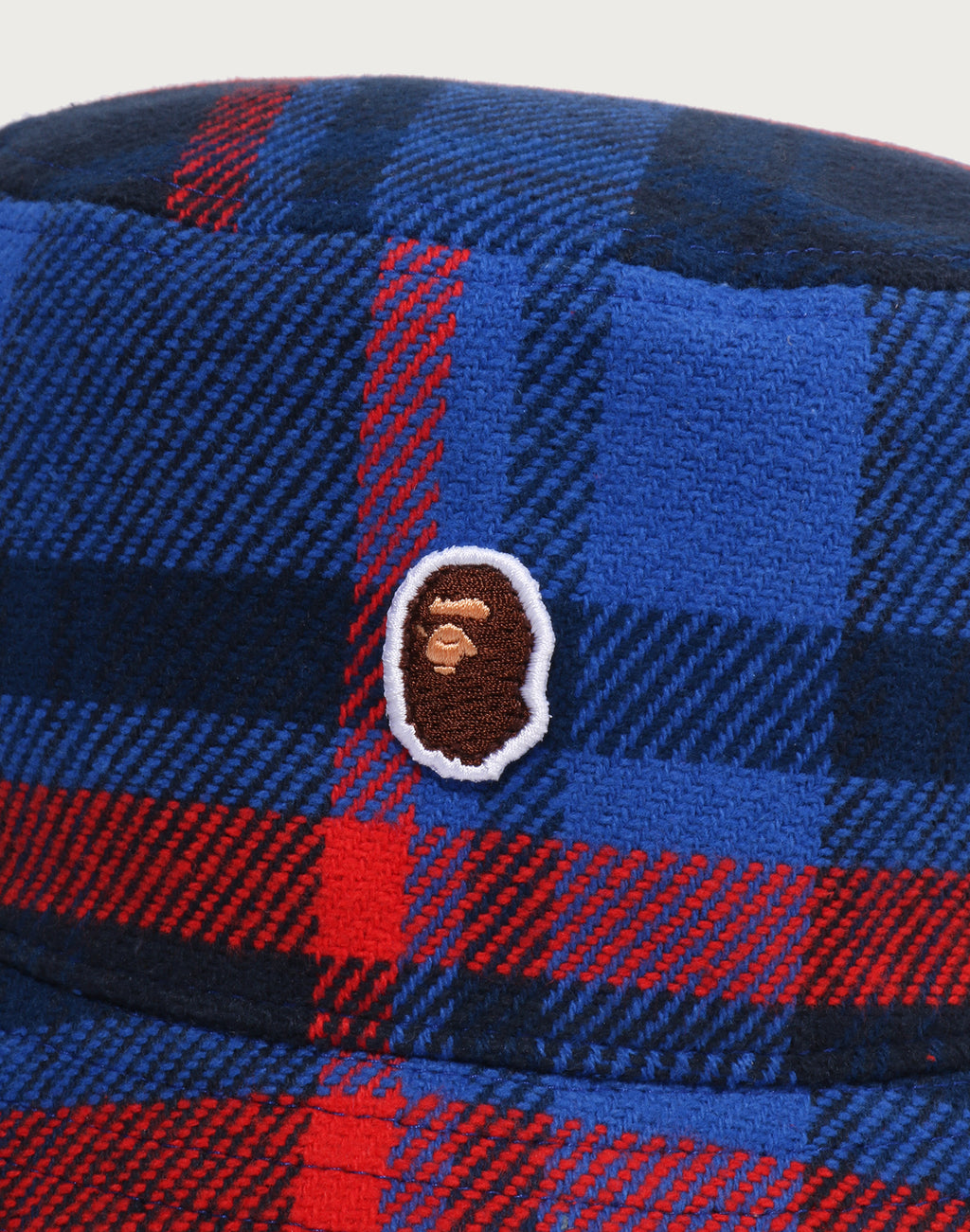 BAPE CHECK BUCKET HAT MENS