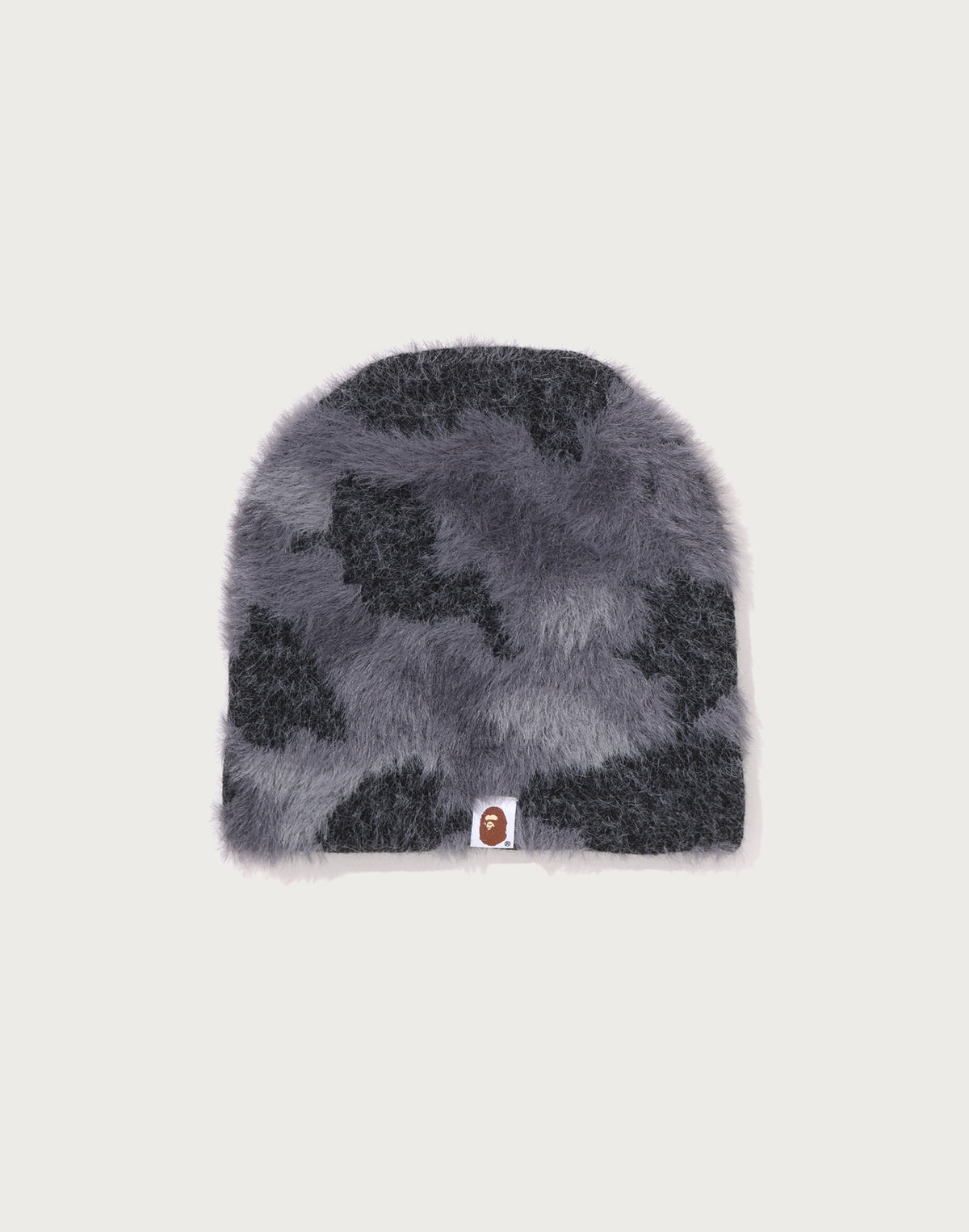 COLOR CAMO FURRY BEANIE LADIES