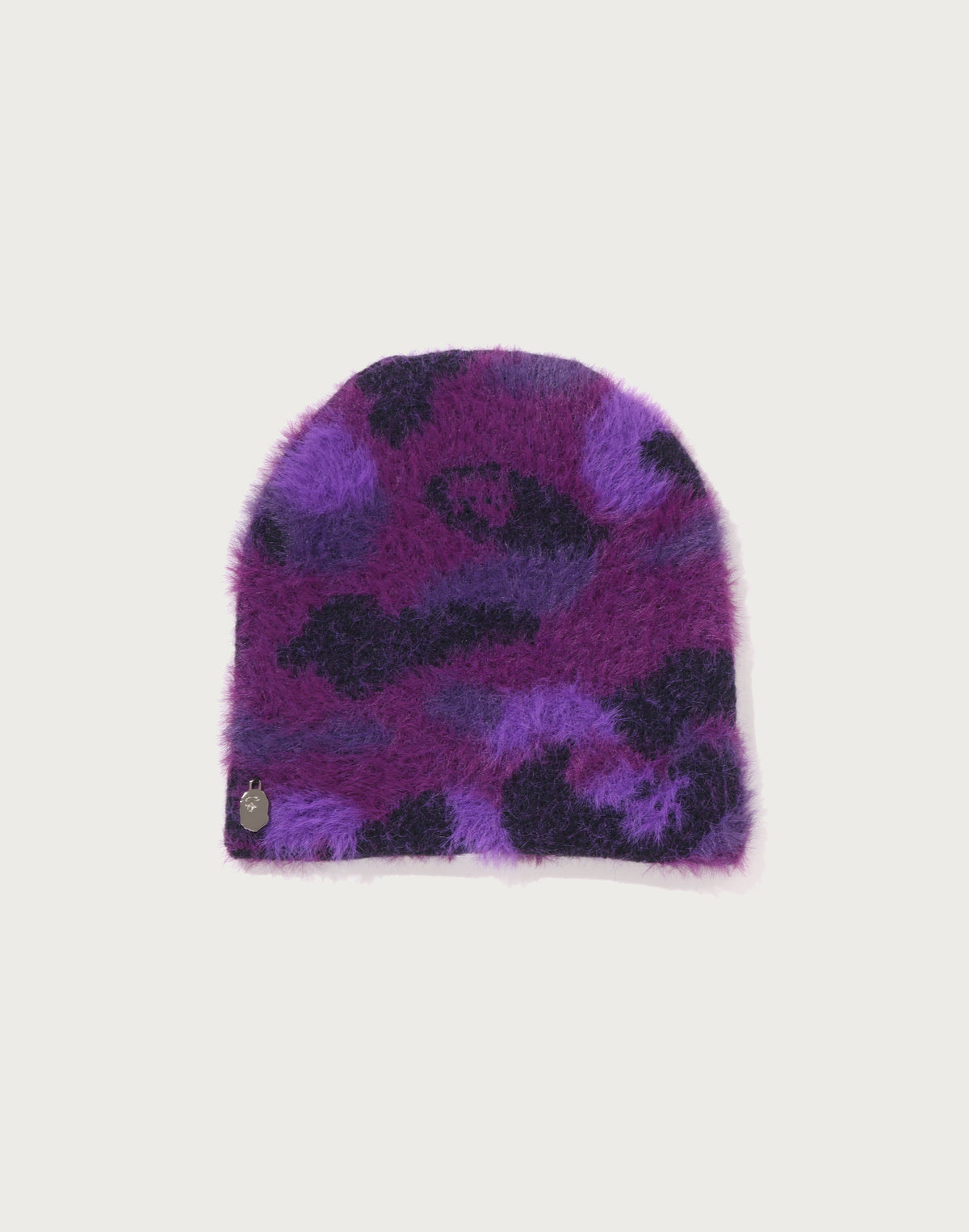 COLOR CAMO FURRY BEANIE LADIES