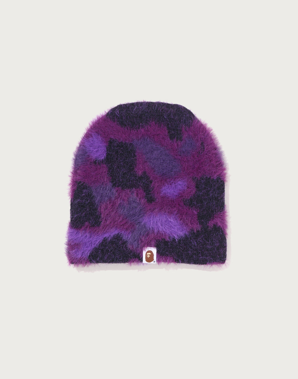 COLOR CAMO FURRY BEANIE LADIES
