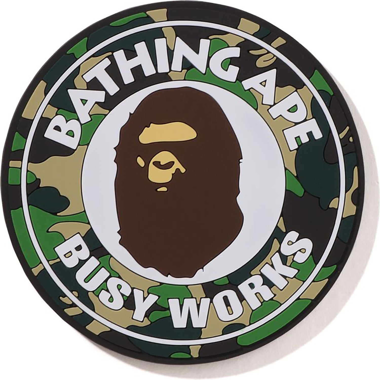 ABC CAMO BUSY WORKS RUBBER COASTER us.bape