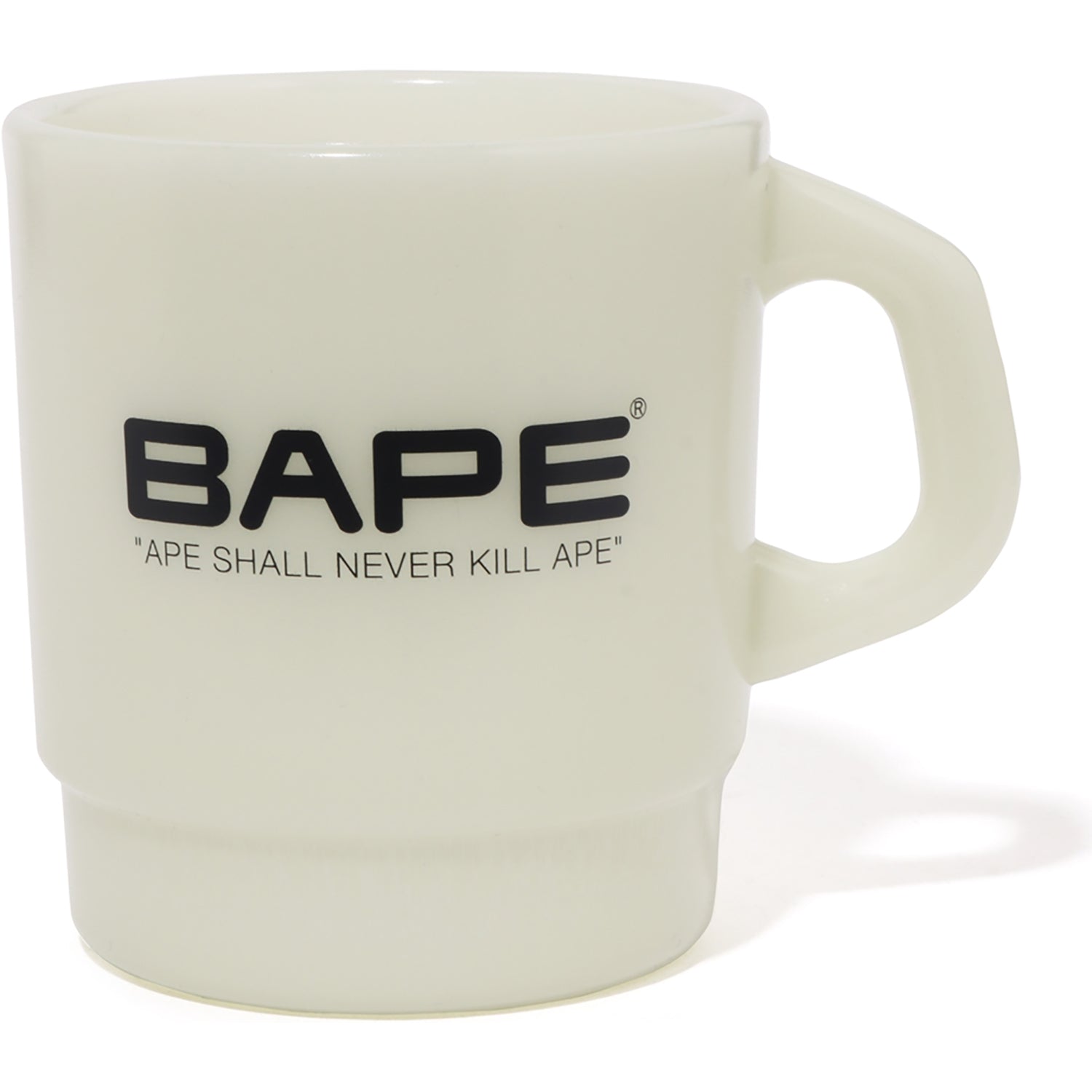 APE HEAD GLOW IN THE DARK STACKING MUG – us.bape.com