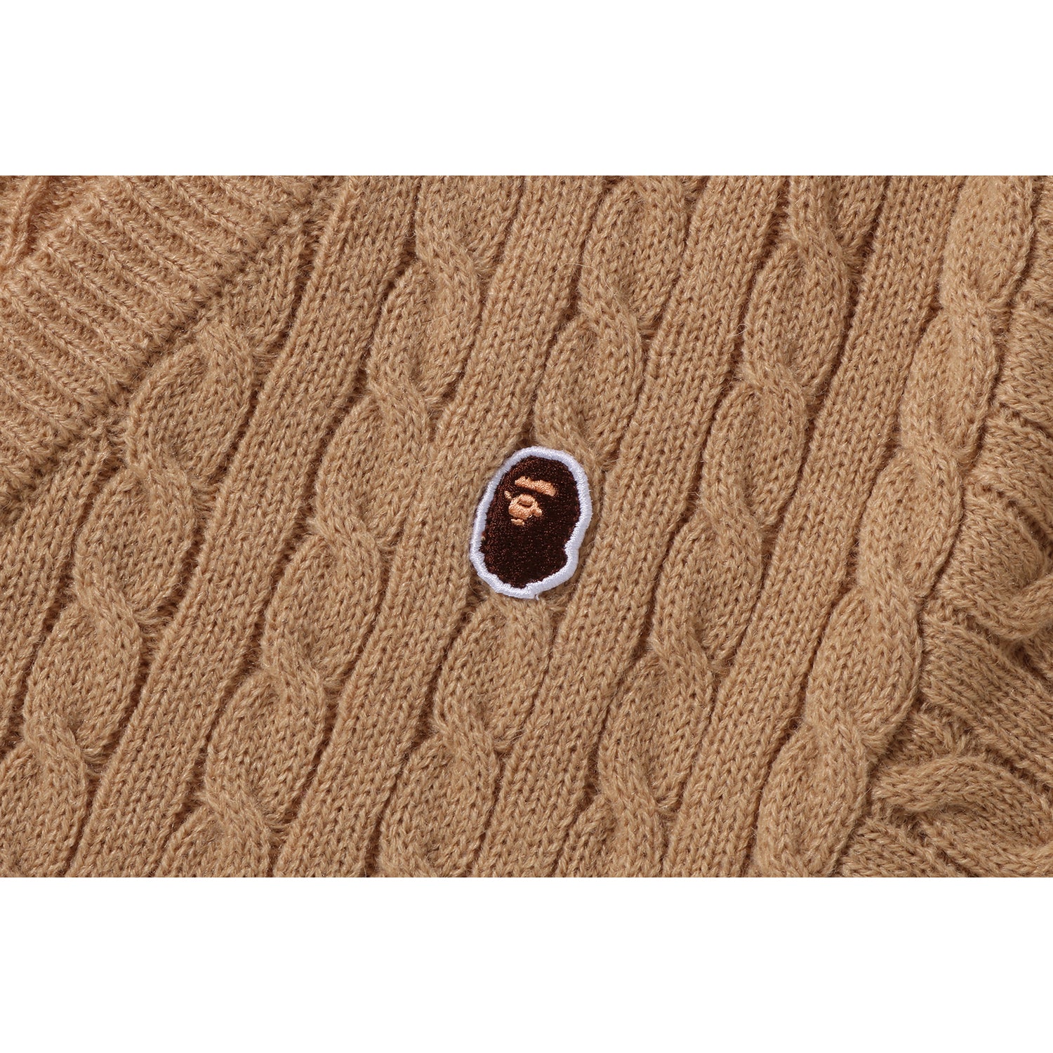 CABLE CROPPED KNIT CARDIGAN LADIES