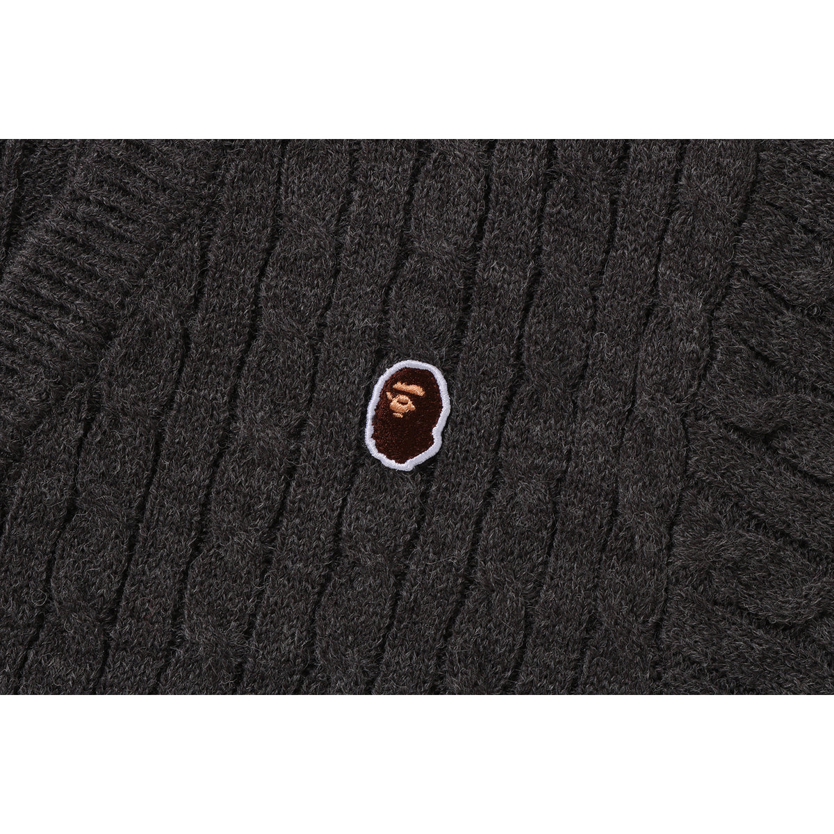 CABLE CROPPED KNIT CARDIGAN LADIES