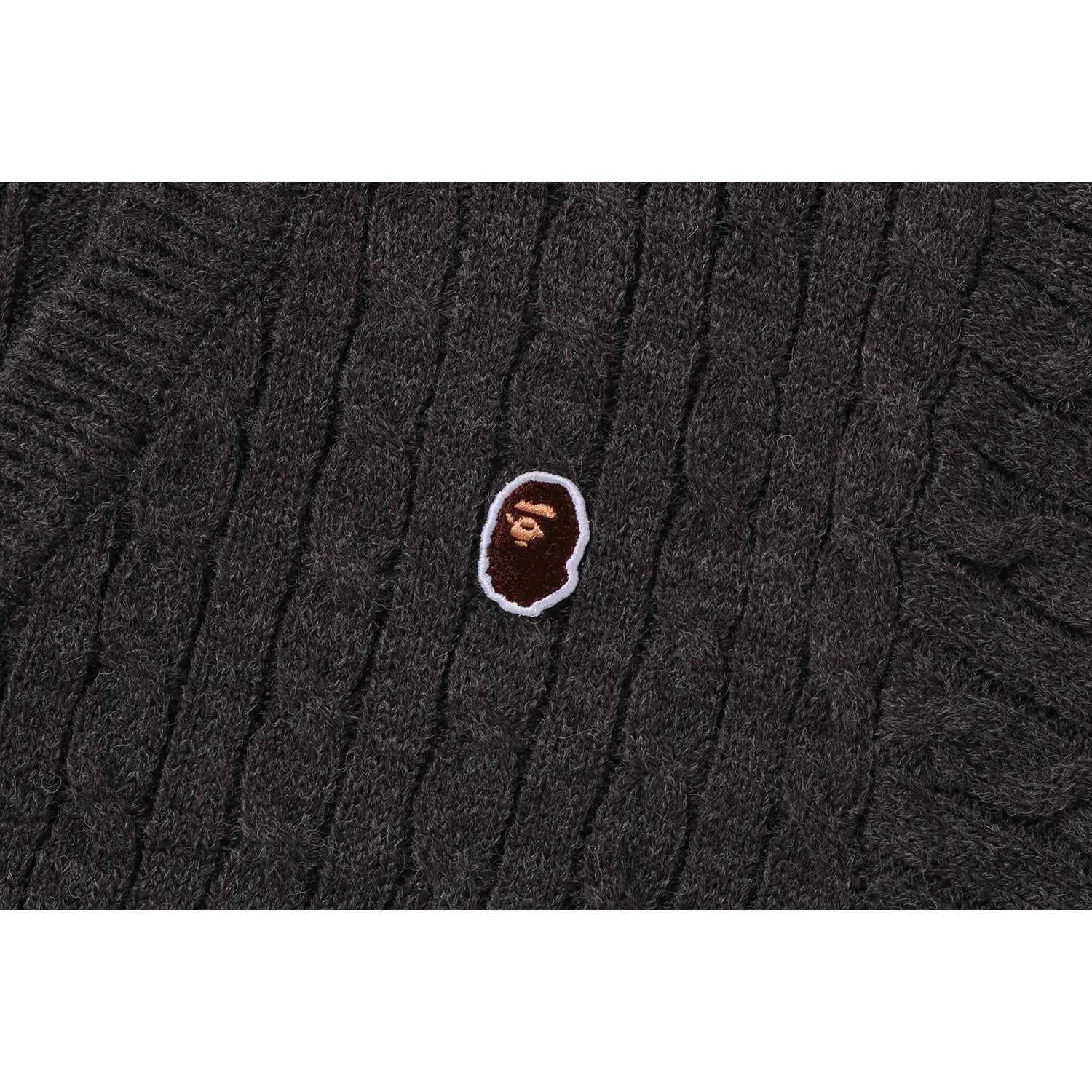 CABLE CROPPED KNIT CARDIGAN LADIES