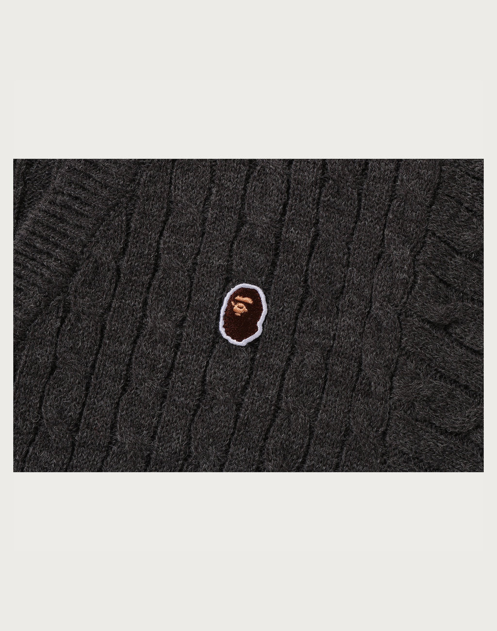 CABLE CROPPED KNIT CARDIGAN LADIES