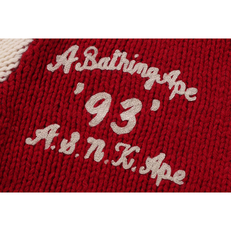 A BATHING APE COWICHAN CARDIGAN LADIES