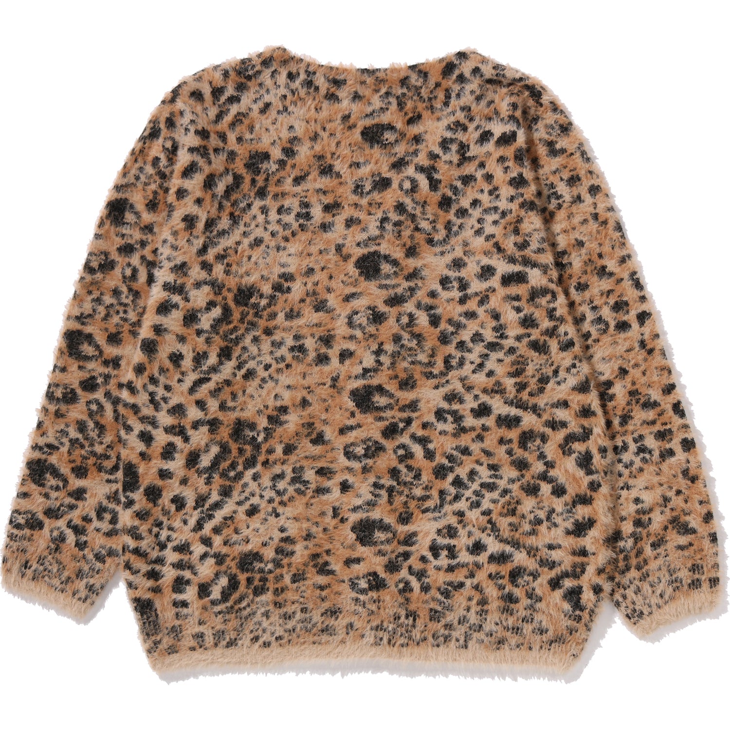 WILD LEOPARD PATTERN SHAGGY CARDIGAN MENS – us.bape.com