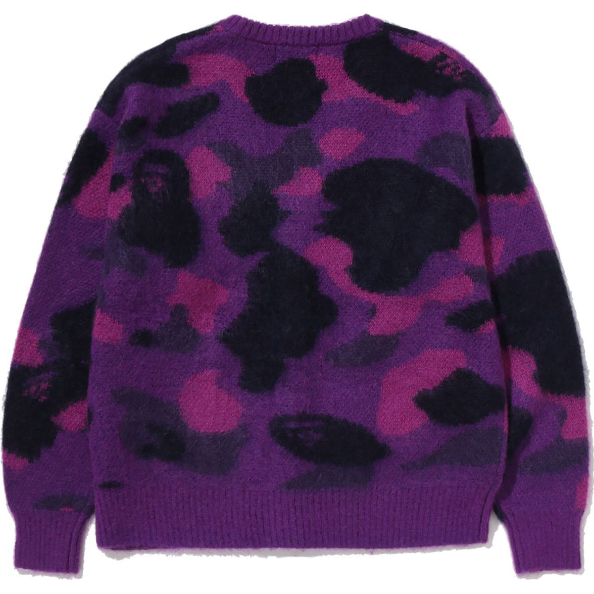 COLOR CAMO MOHAIR KNIT CARDIGAN MENS