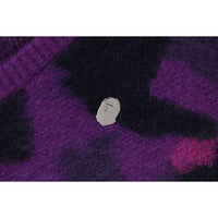 COLOR CAMO MOHAIR KNIT CARDIGAN MENS