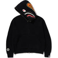 SHARK FULL ZIP KNIT HOODIE MENS