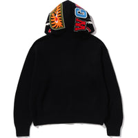 SHARK FULL ZIP KNIT HOODIE MENS