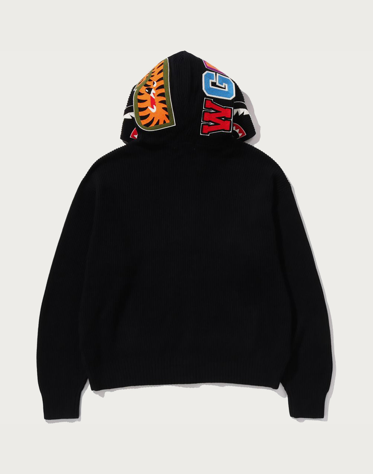SHARK FULL ZIP KNIT HOODIE MENS