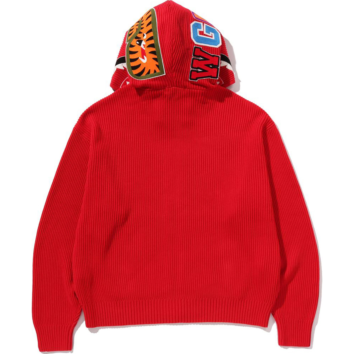 SHARK FULL ZIP KNIT HOODIE MENS