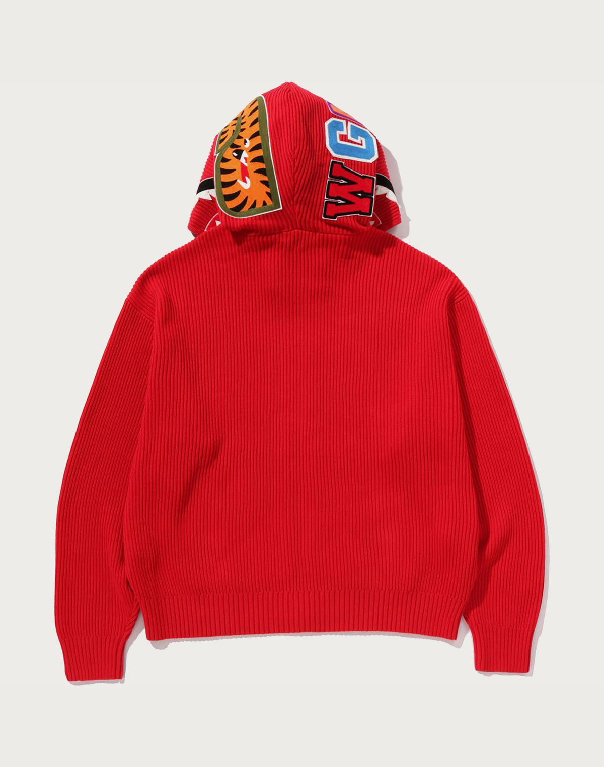SHARK FULL ZIP KNIT HOODIE MENS
