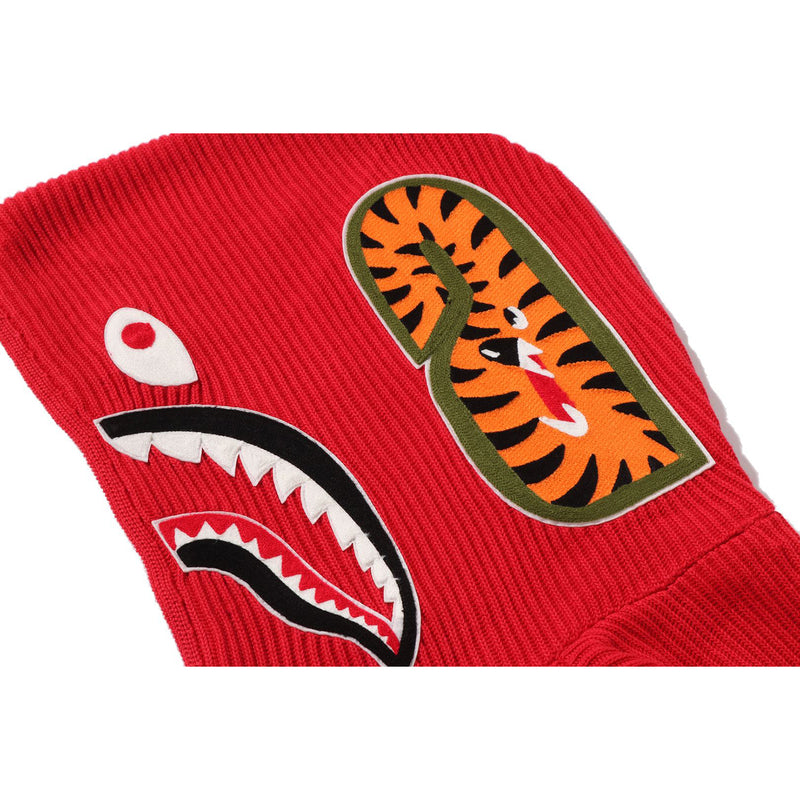 SHARK FULL ZIP KNIT HOODIE MENS