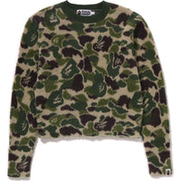 ABC CAMO SHAGGY SWEATER LADIES