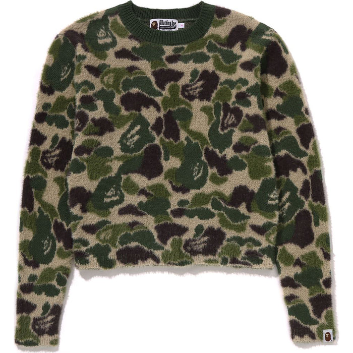 ABC CAMO SHAGGY SWEATER LADIES