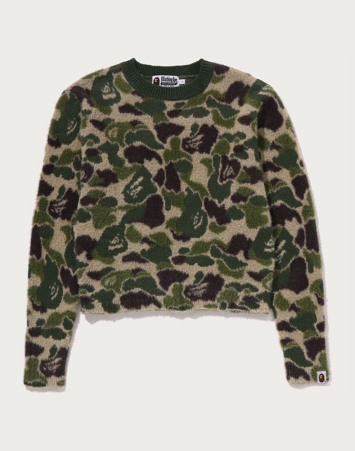ABC CAMO SHAGGY SWEATER LADIES