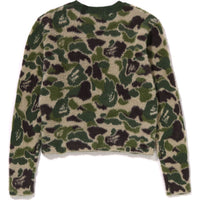 ABC CAMO SHAGGY SWEATER LADIES