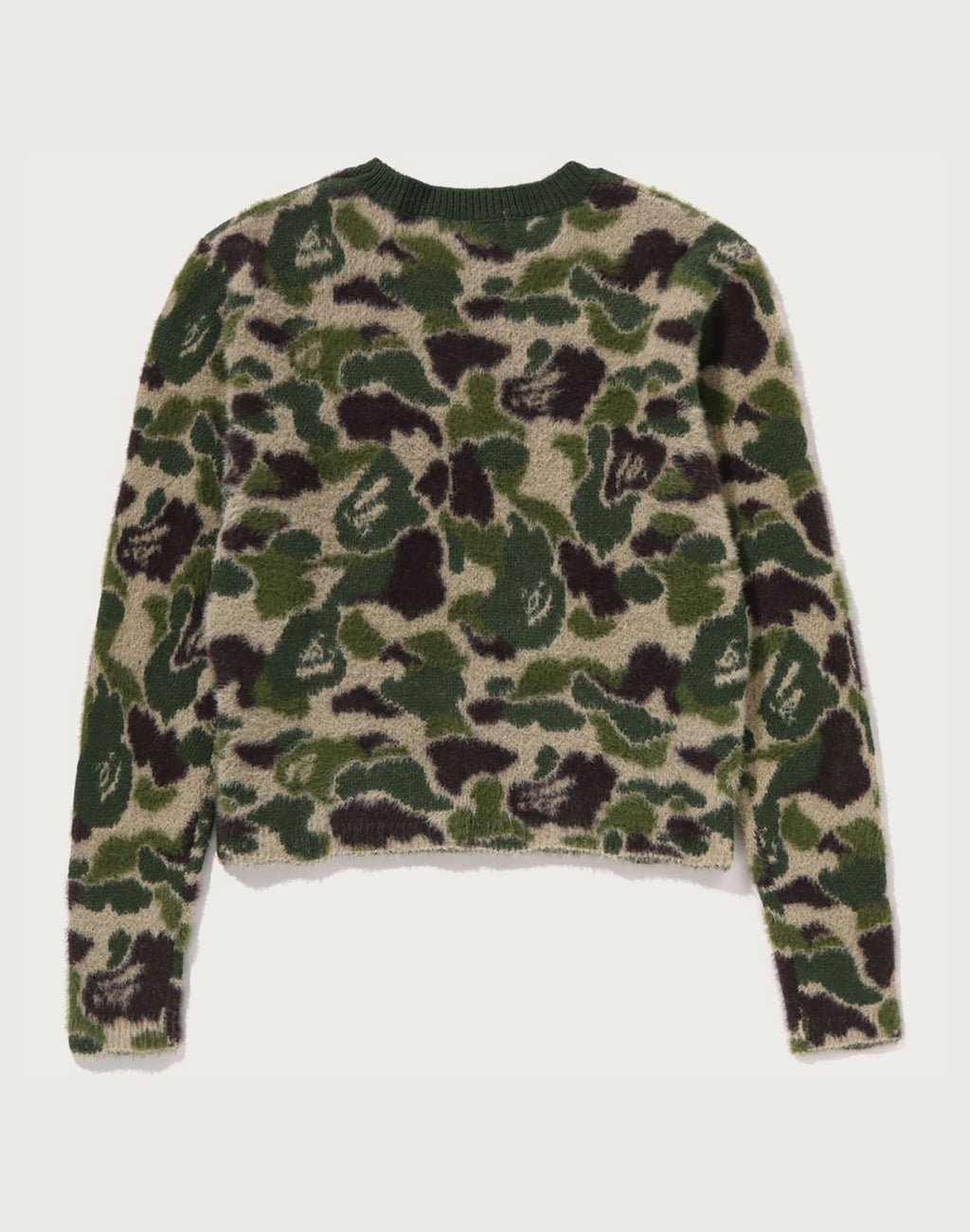 ABC CAMO SHAGGY SWEATER LADIES