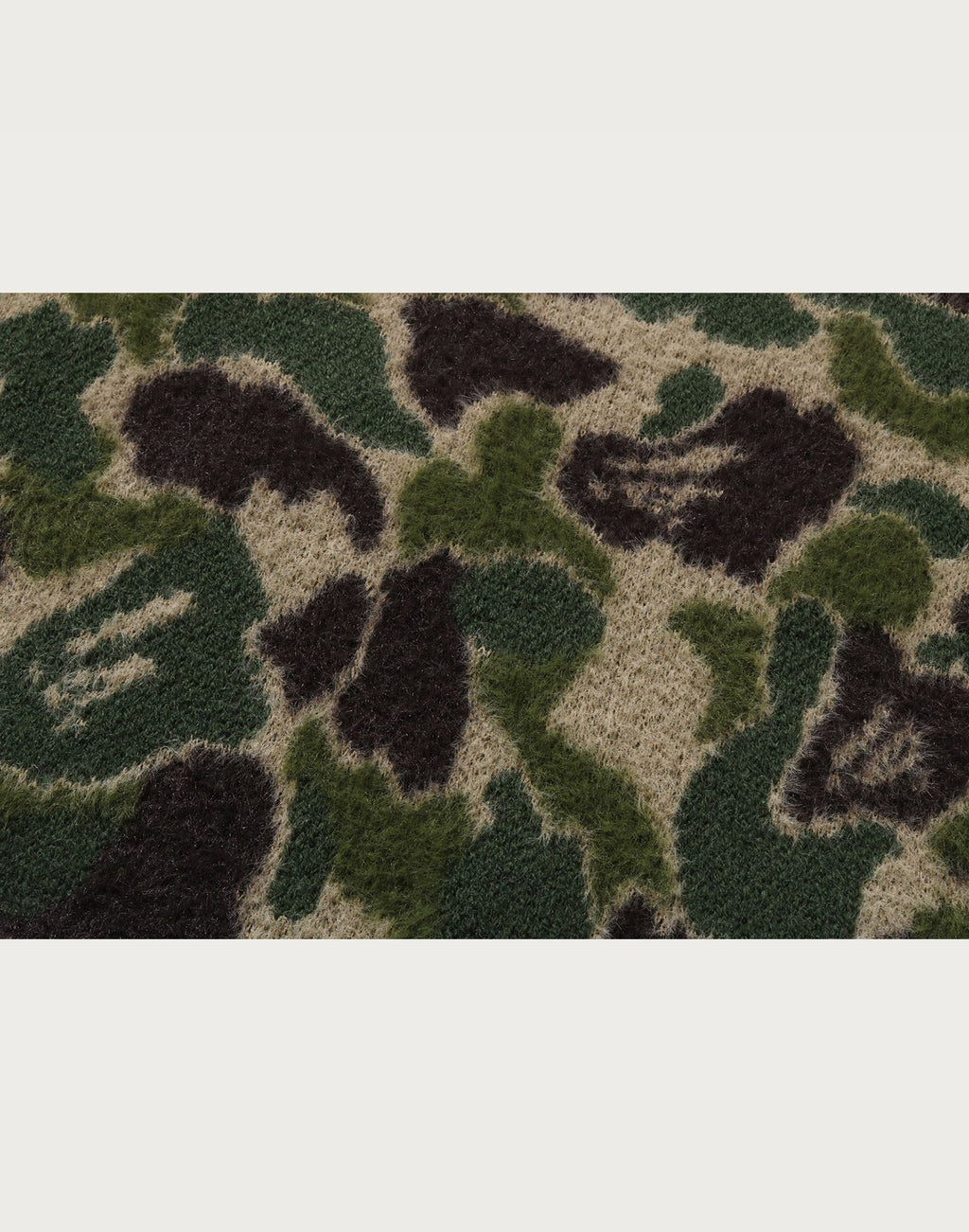 ABC CAMO SHAGGY SWEATER LADIES