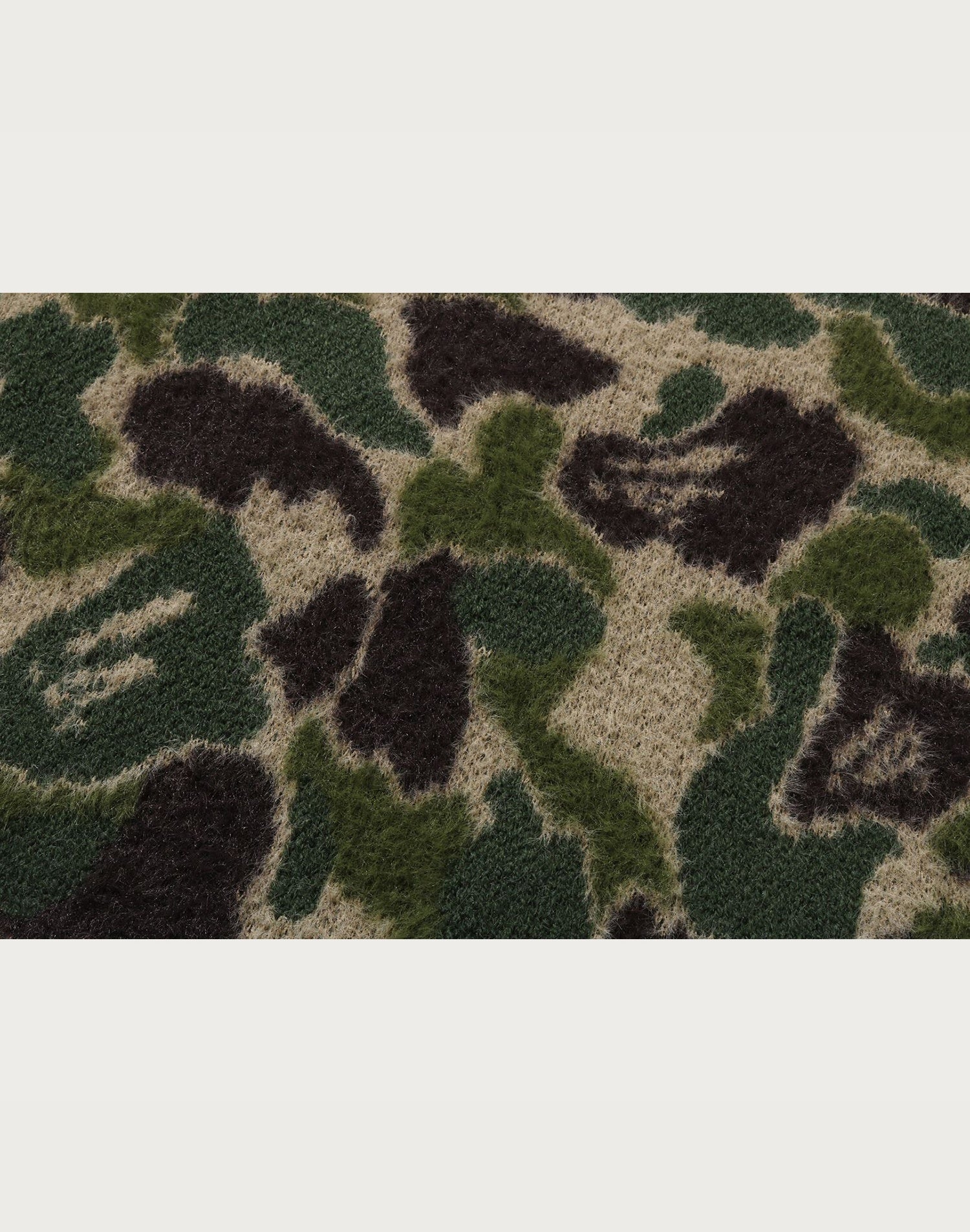 ABC CAMO SHAGGY SWEATER LADIES