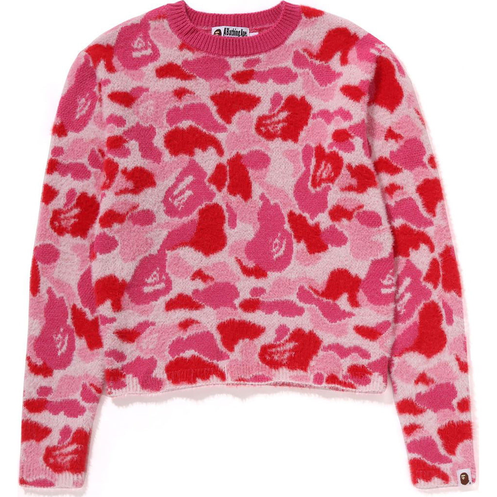 ABC CAMO SHAGGY SWEATER LADIES