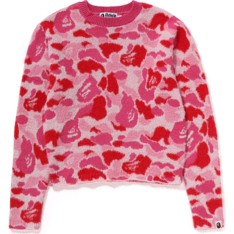 ABC CAMO SHAGGY SWEATER LADIES