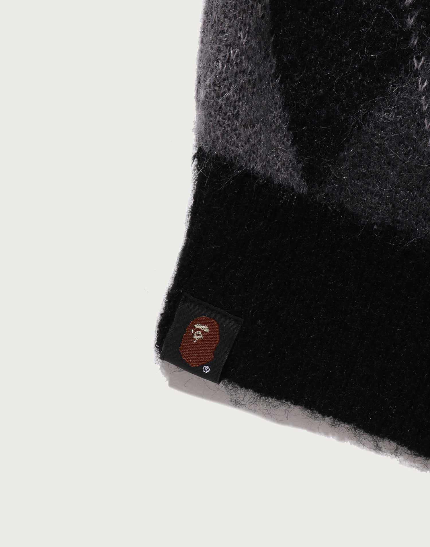 MM BAPE ARGYLE CHECK MOHAIR KNIT MENS