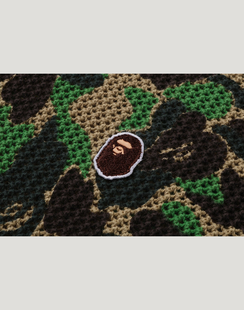ABC CAMO CROCHET KNIT RELAXED FIT SWEATER KIDS