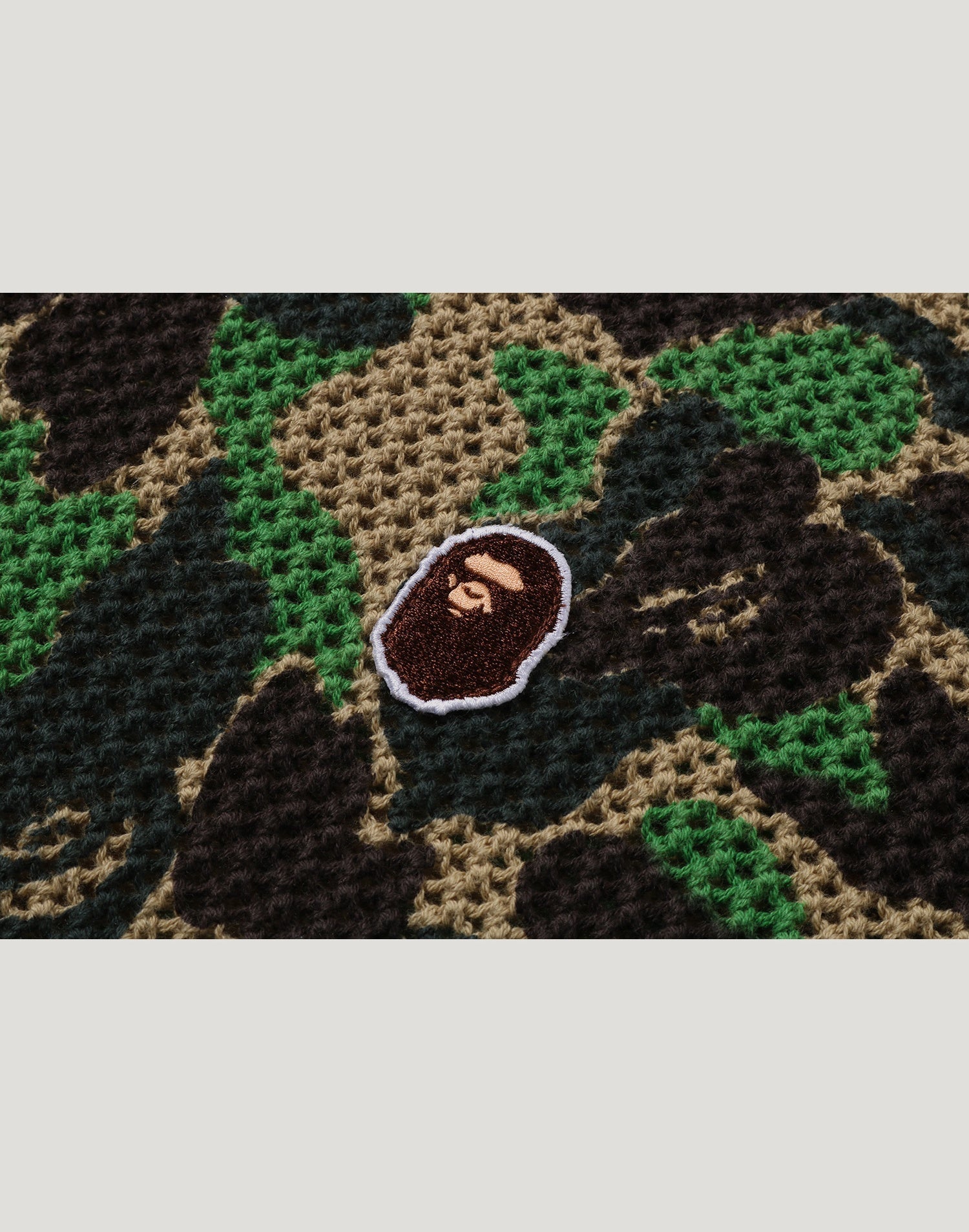 ABC CAMO CROCHET KNIT RELAXED FIT SWEATER KIDS
