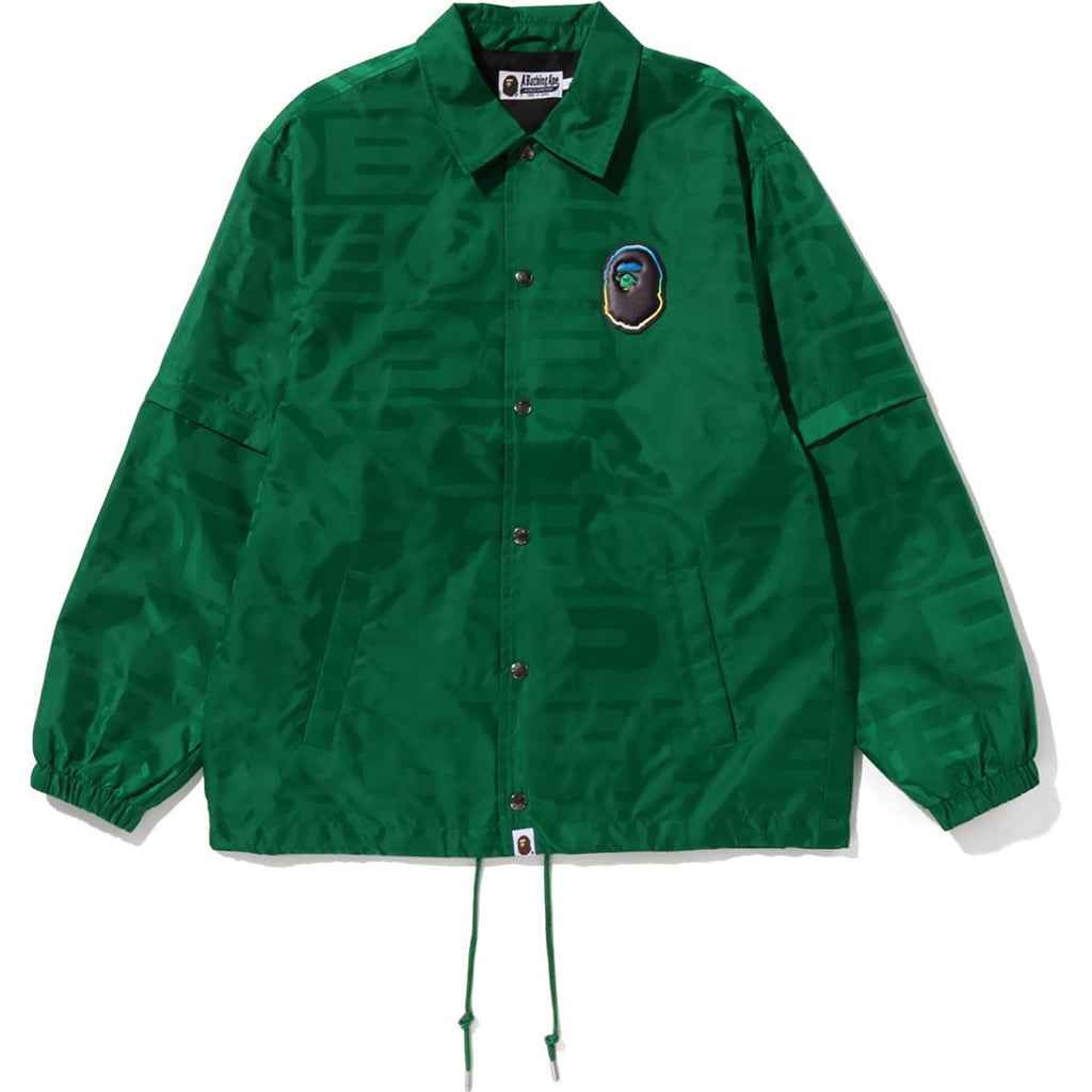 LUX SPORT PATTERN JAQUARD DETACHABLE COACH JACKET MENS | us.bape.com