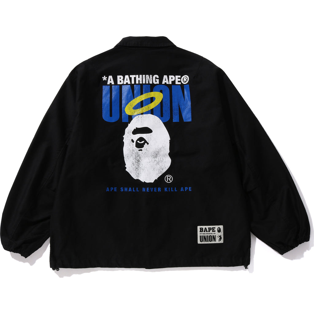 BAPE X UNION PIGMENT DYED COACH JACKET MENS