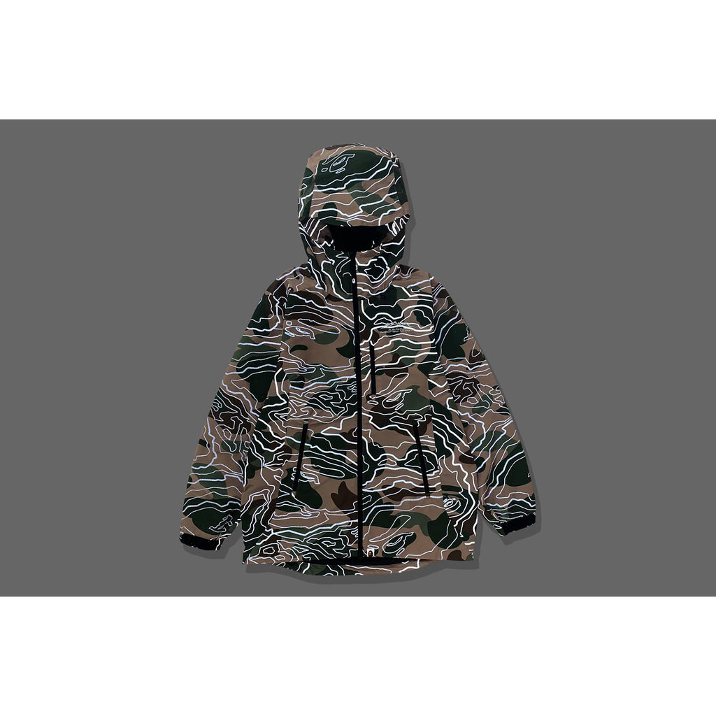 LAYERED LINE CAMO SHELL JACKET MENS